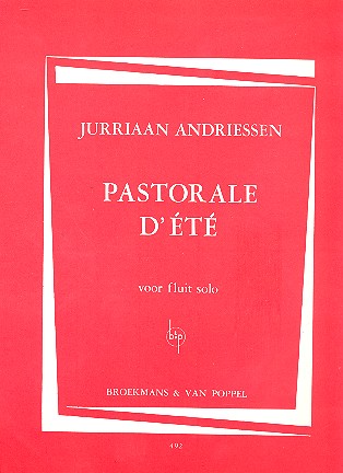 Pastorale d'été voor fluit solo    