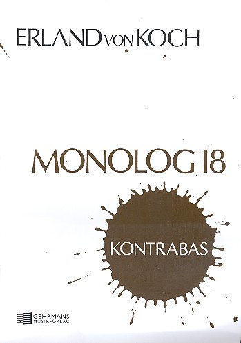 Monolog 18&nbsp;&nbsp;for double bass&nbsp;&nbsp;