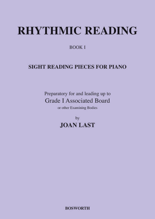 Rhytmic Reading vol.1 Sight  Reading Pieces for piano  