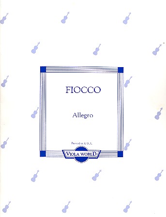 Allegro  for viola and piano  