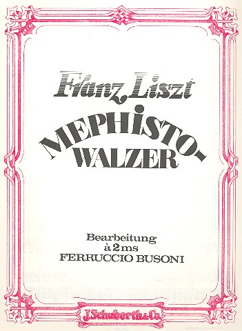 Mephisto-Walzer   für Klavier  