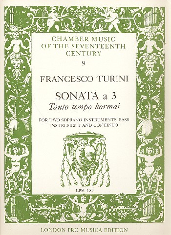 Sonata à 3 for 2 soprano instruments,  bass and bc  