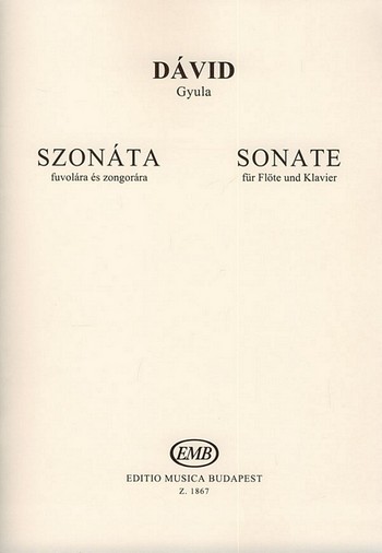 Sonate für Flöte und Klavier&nbsp;&nbsp;&nbsp;&nbsp;