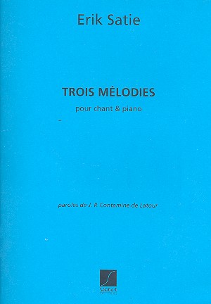 3 mélodies de 1886 pour chant  et piano  