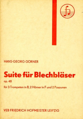 Suite op.48&nbsp;&nbsp;für 3 Trompeten, 2 Hörner und 2 Posaunen&nbsp;&nbsp;