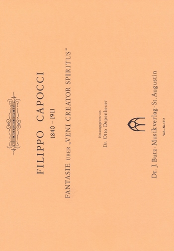 Fantasie über Veni vreator spiritus  für Orgel  