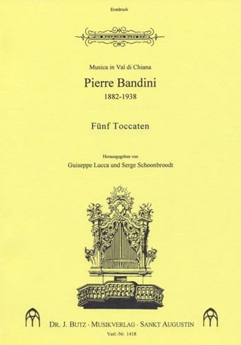 Fünf Toccaten&nbsp;&nbsp;für Orgel&nbsp;&nbsp;