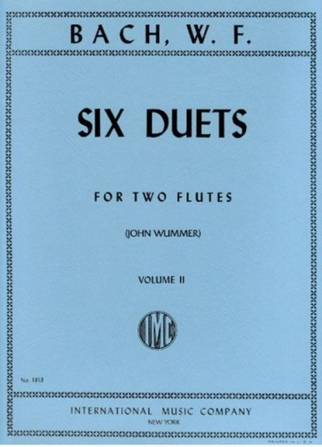 6 Duets vol.1 (4-6)  for 2 flutes  WUMMER, JOHN, ED.
