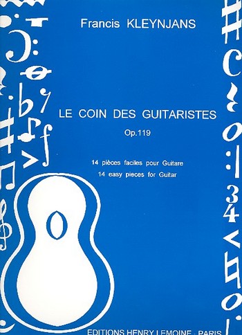 Le coin des guitaristes op.119  pour guitare  