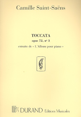 Toccata op.72 no.3 &nbsp;&nbsp;pour piano&nbsp;&nbsp;