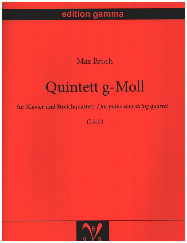 Quintett g-Moll  für Klavier und Streichquartett  Stimmen