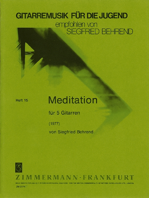 Meditation für 5 Gitarren    