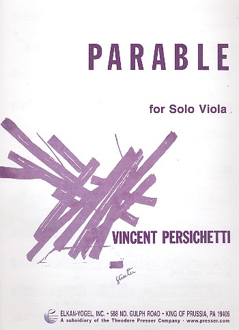 Parable no,.16 op.130&nbsp;&nbsp;for viola solo&nbsp;&nbsp;