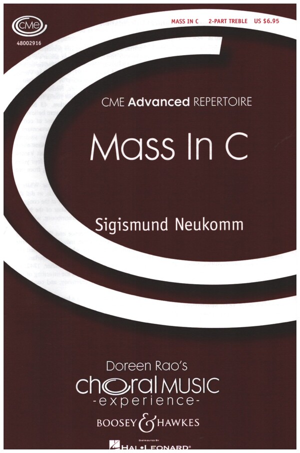 Mass in c&nbsp;&nbsp;für 2 gleiche Stimmen und Orgel ohne Pedal&nbsp;&nbsp;