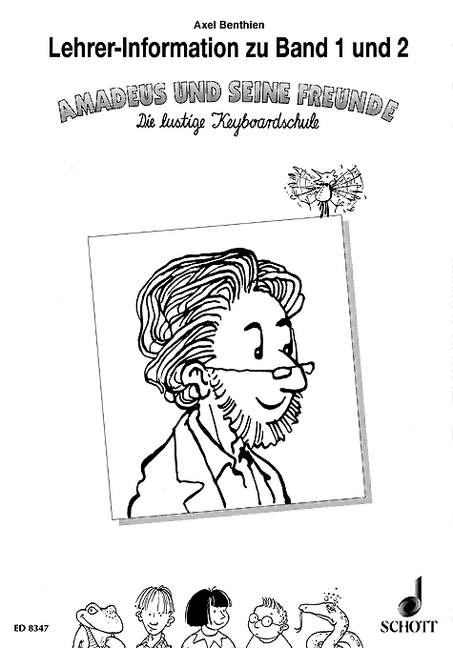 Amadeus und seine Freunde&nbsp;&nbsp;für Keyboard&nbsp;&nbsp;Lehrerband - zu Band 1 und 2