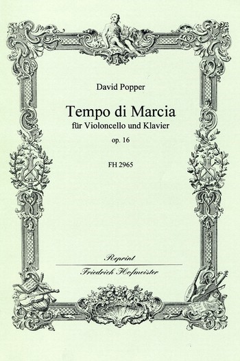 Tempo di marcia op.16 für Violoncello&nbsp;&nbsp;und Klavier&nbsp;&nbsp;