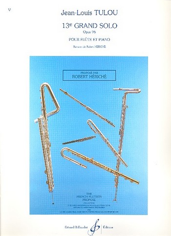 Grand solo op.96,13 pour  flûte et piano  