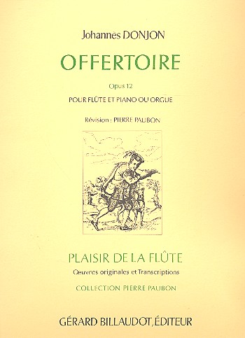 Offertoire op.12  pour flûte et piano (orgue)  