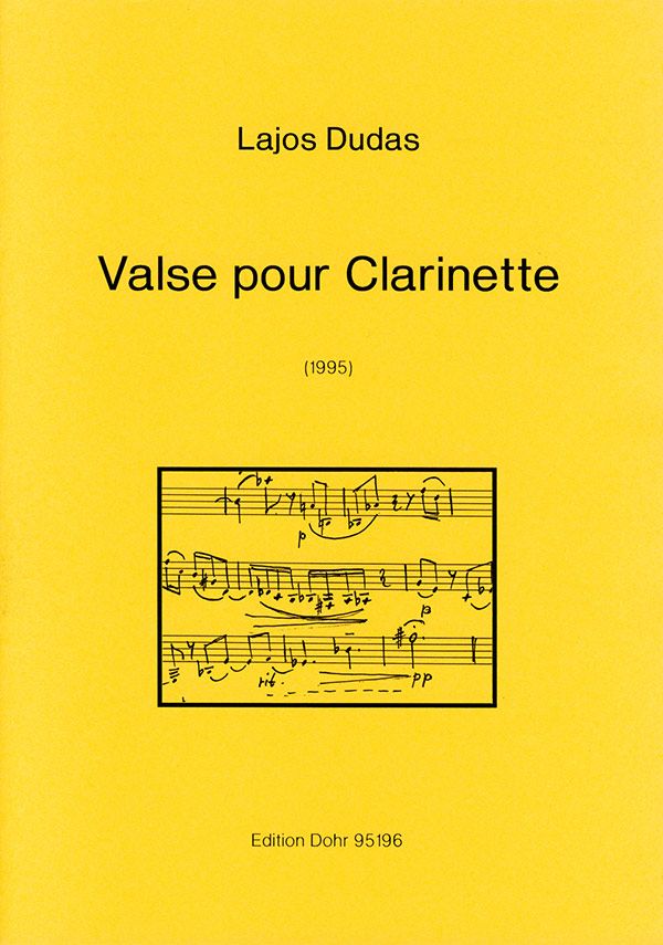 Valse pour clarinette    