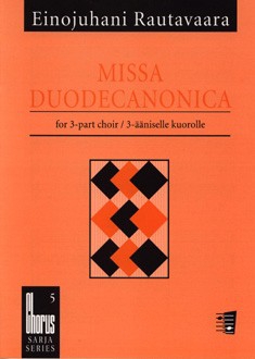 Missa duodecanonica für  Männerchor,    Partitur  