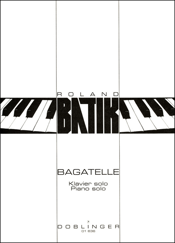Bagatelle  für Klavier  