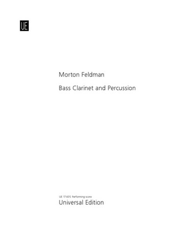 Bass Clarinet and Percussion    score
