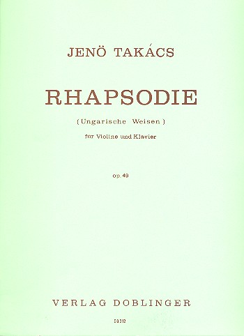 Rhapsodie op.49  für Violine und Klavier  