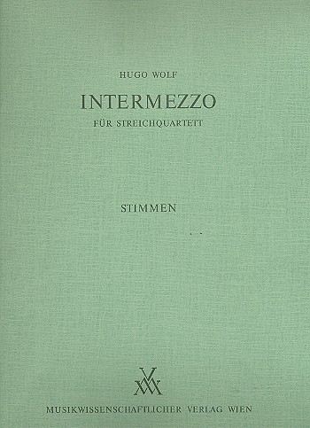 Intermezzo  für Streichquartett  Stimmen
