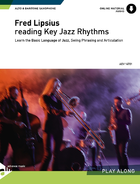 Reading Key Jazz Rhythms (+Online Audio)&nbsp;&nbsp;for Eb alto and baritone saxophone&nbsp;&nbsp;