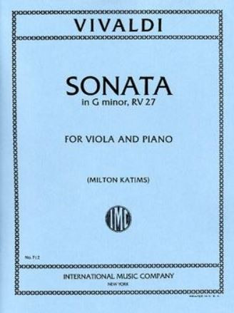 Sonata g minor&nbsp;&nbsp;for viola and piano&nbsp;&nbsp;