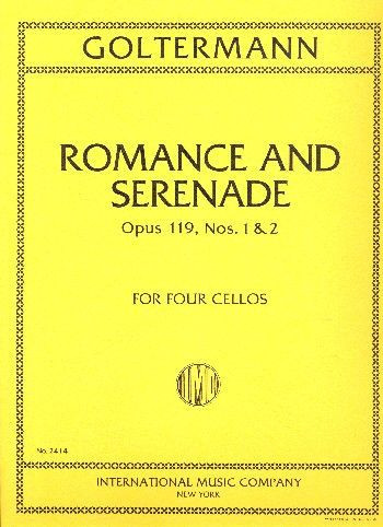 Romance and Serenade op.119,1+2  for 4 violoncellos  parts