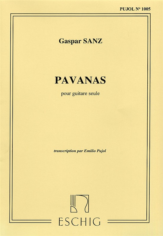 Pavanas pour guitare seule&nbsp;&nbsp;&nbsp;&nbsp;