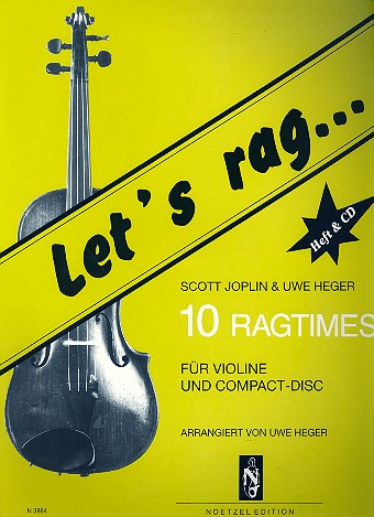 Let's rag (+CD) 10 Ragtimes  für Violine  