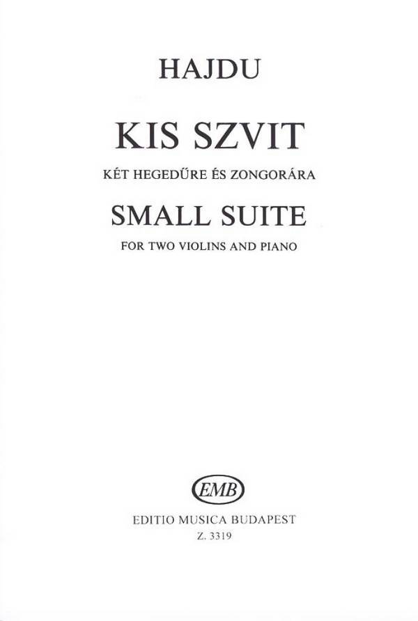 Small suite&nbsp;&nbsp;für 2 Violinen und Klavier&nbsp;&nbsp;