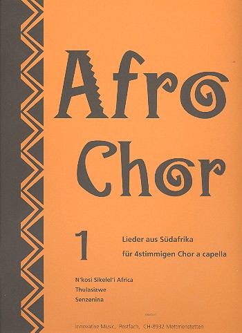 Afrochor Band 1  für gem Chor a cappella  Partitur