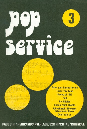 Pop Service 3:  für Klavier  