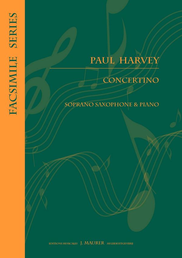 Concertino  for soprano saxophone and piano  