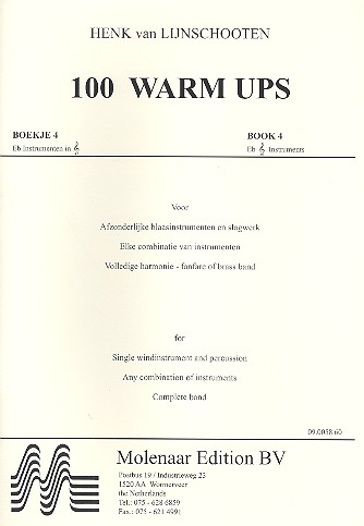 100 Warm ups vol.4  for Eb instruments  