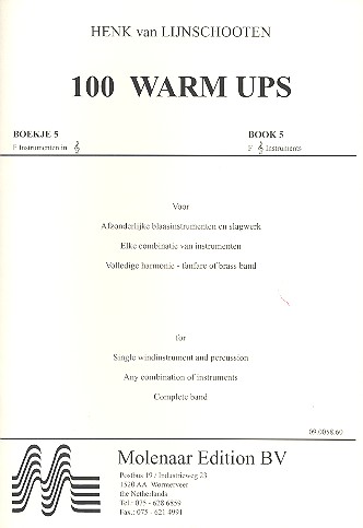 100 Warm ups vol.5 for F instruments    