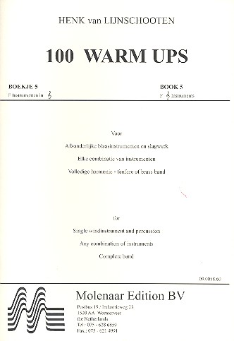 100 Warm ups vol.5 for F instruments&nbsp;&nbsp;&nbsp;&nbsp;