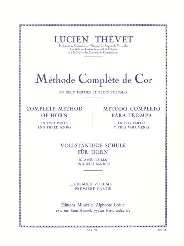 Méthode complete de cor vol.1&nbsp;&nbsp;partie no.1&nbsp;&nbsp;