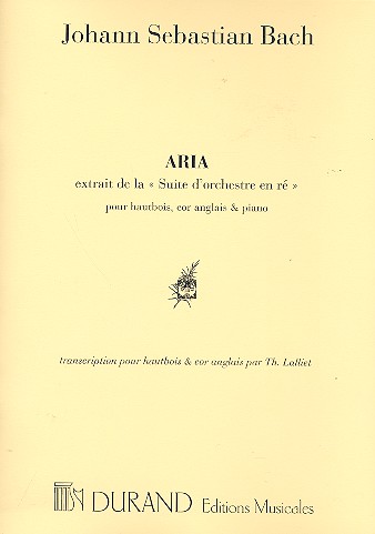 Aria pour hautbois ou cor anglais  et piano  