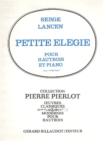 Petite élégie pour hautbois et piano    