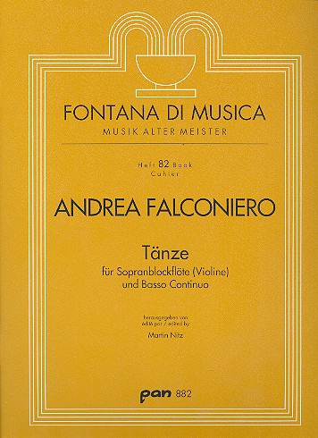 Tänze  für Sopranblockflöte (Violine) und Bc  