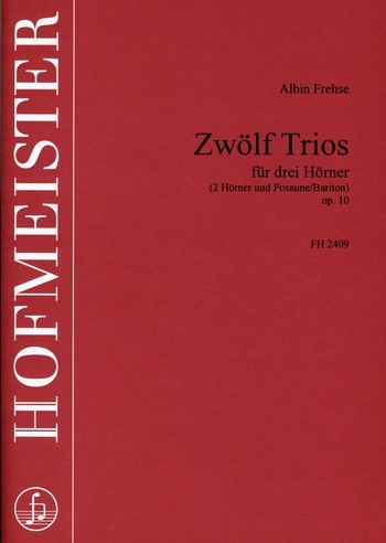 12 Trios op.10 für 3 Hörner  (2 Hörner+Posaune/Bariton)  Stimmen