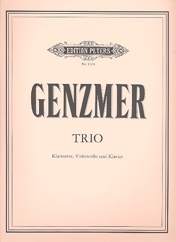 Trio (1988)  für Klarinette, Violoncello und Klavier  Stimmen