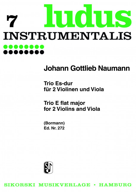 Trio Es-Dur für 2 Violinen und Viola&nbsp;&nbsp;Stimmen&nbsp;&nbsp;