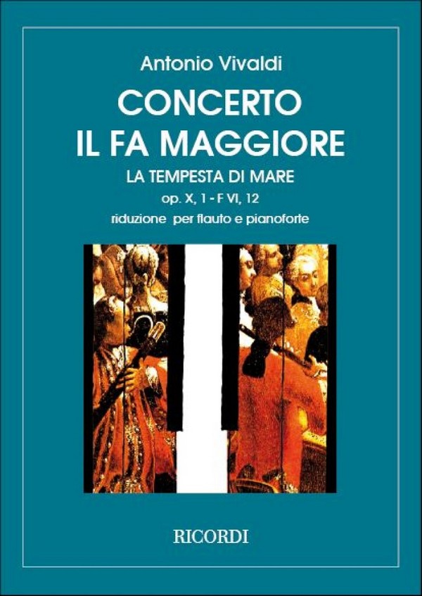 CONCERTO IN FA MAGGIORE OP.10,1 -&nbsp;&nbsp;F6,12 FUER FLOETE, STREICHER UND&nbsp;&nbsp;BC    KLAVIERAUSZUG