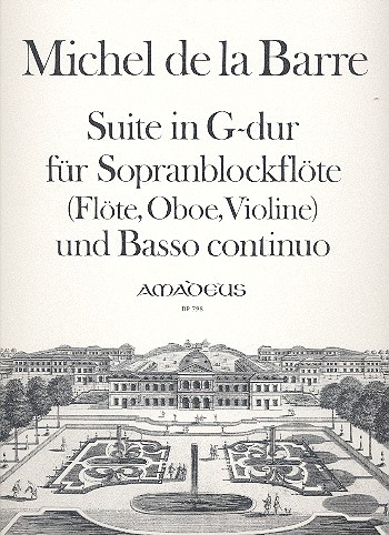 Suite G-Dur  für Sopranblockflöte (Flöte, Oboe, Violine) und Bc  