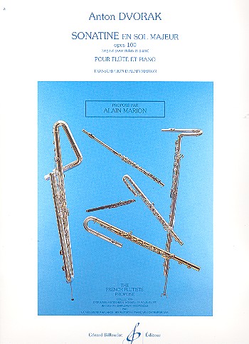 Sonatine op.100 sol majeur&nbsp;&nbsp;pour flute et piano&nbsp;&nbsp;